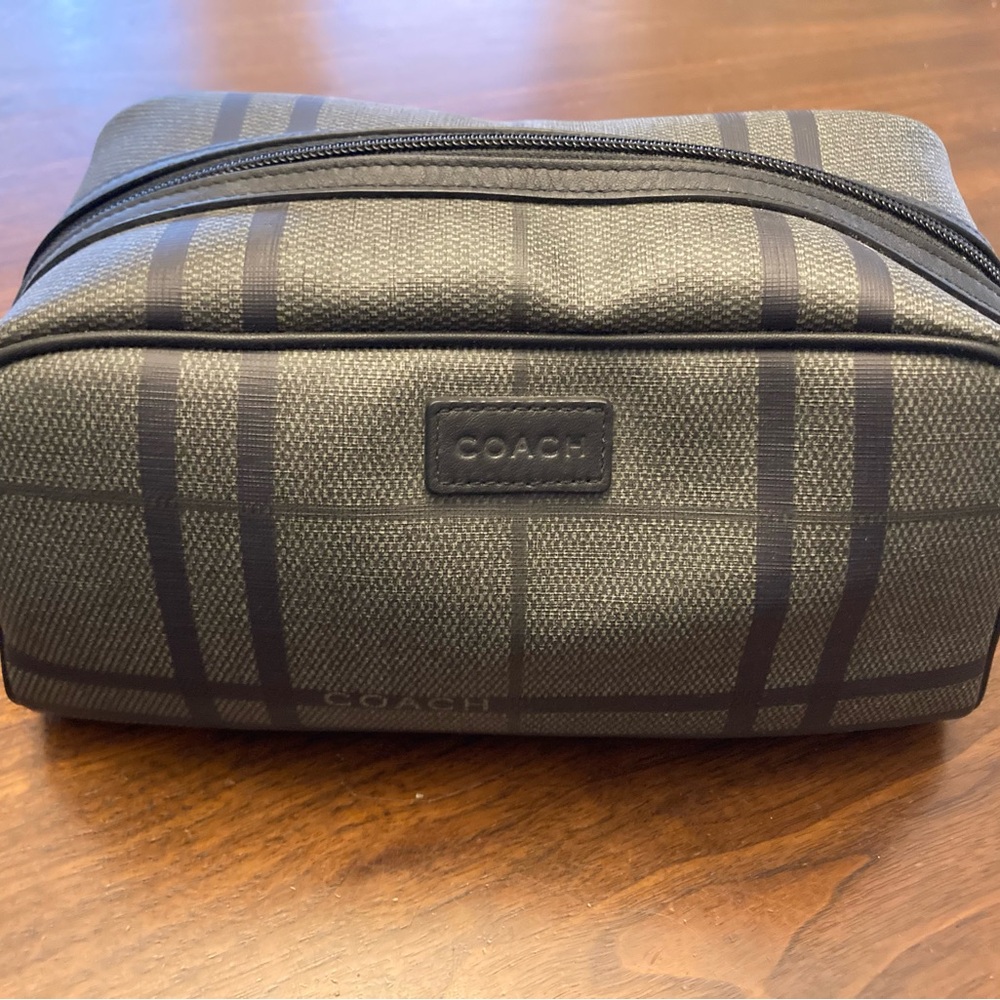 Coach Black Plaid Men's Bag